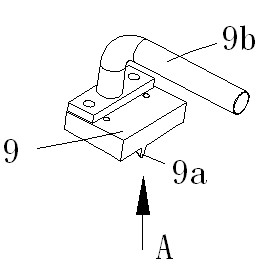 Positioning fixture of rear door of automobile