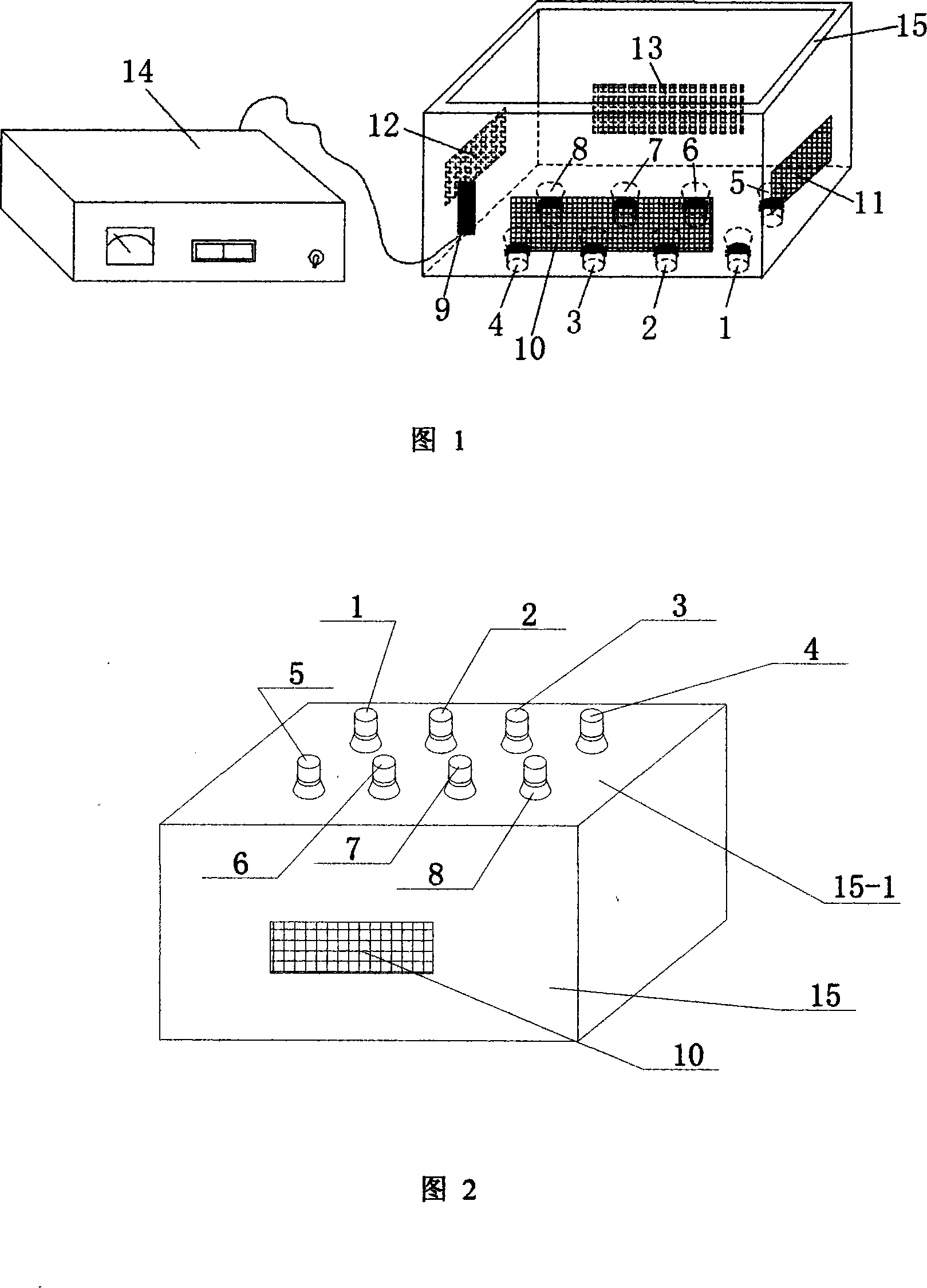 Eight-frequency ultrasonic wave apocynum degumming device