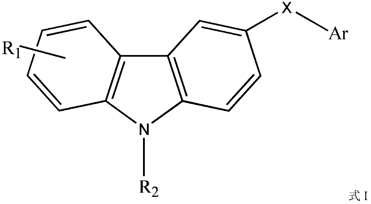 Highly dispersed carbazole sulfonamide derivative and preparation method thereof