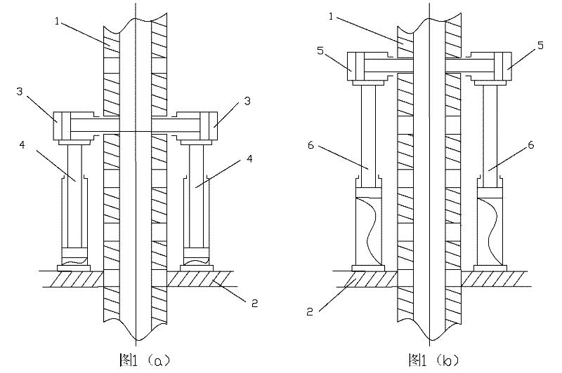 Hydraulic system applied to multi-spud leg lifting mechanism