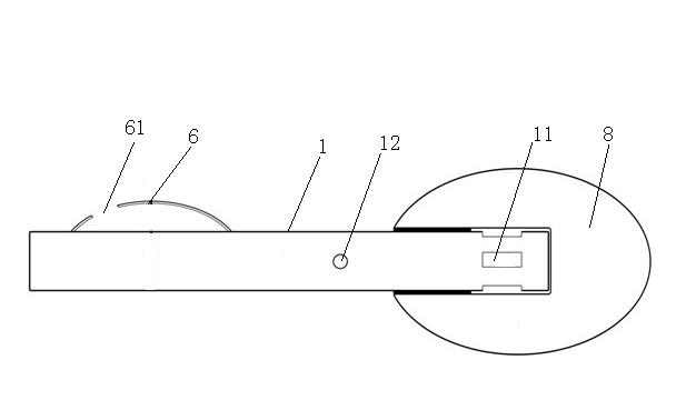 Built-in aspirator for laparoscope operation