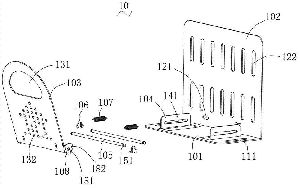 Clamping device and wiring box using the same