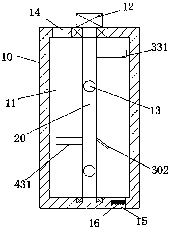 A water-soluble particle mixing and stirring equipment