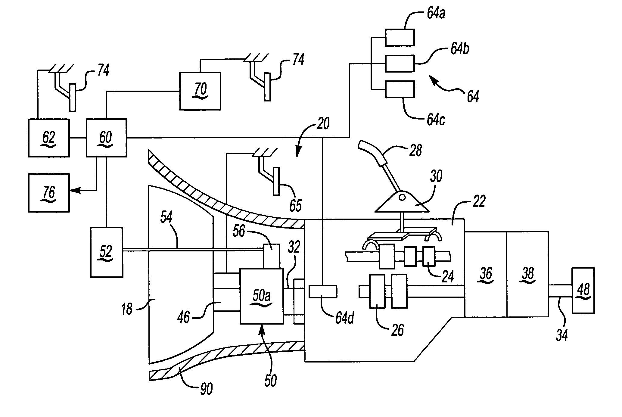 Vehicle transmission system with coast controls