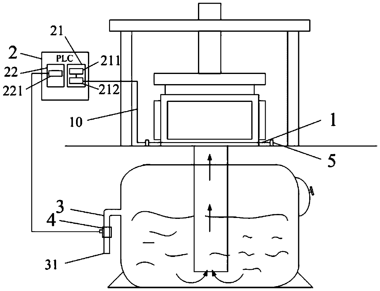 Hub die-casting molten aluminum anti-overflow device