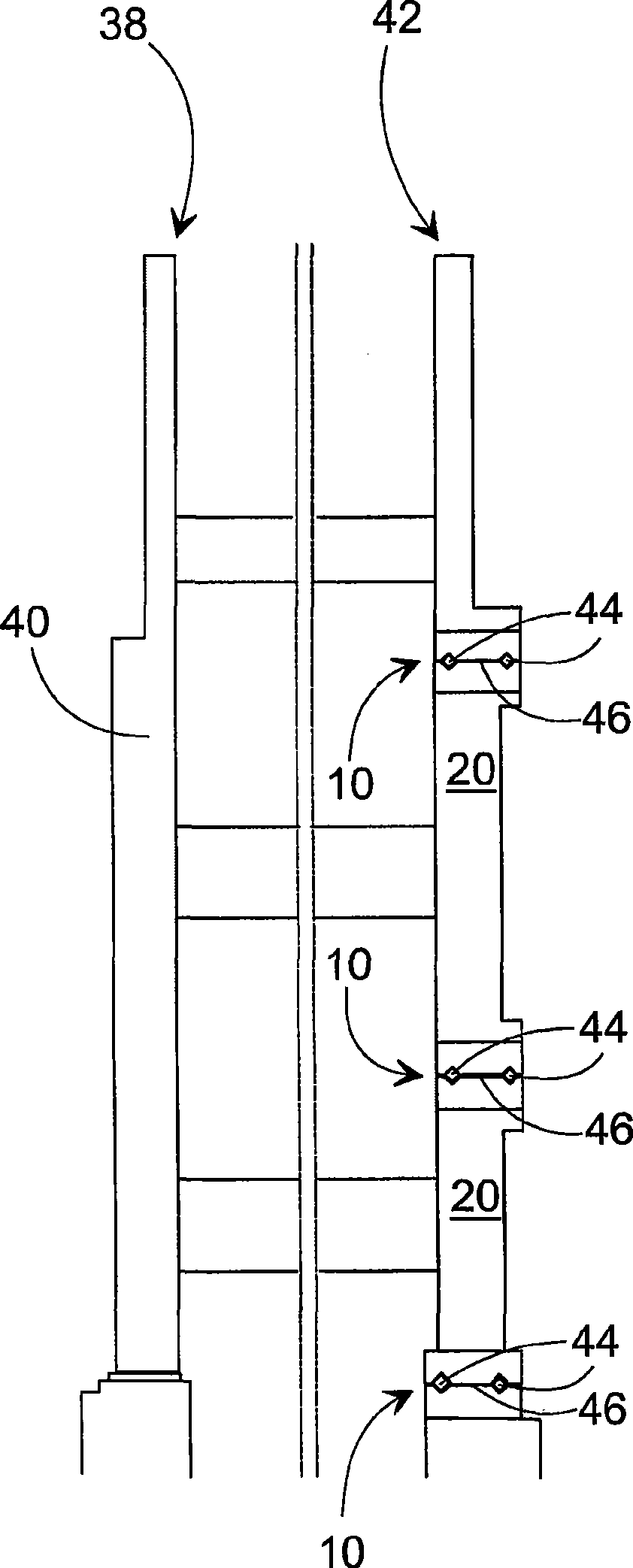 A method, lifting device and arrangement for replacing a fabric in a web forming machine and a corresponding web forming machine