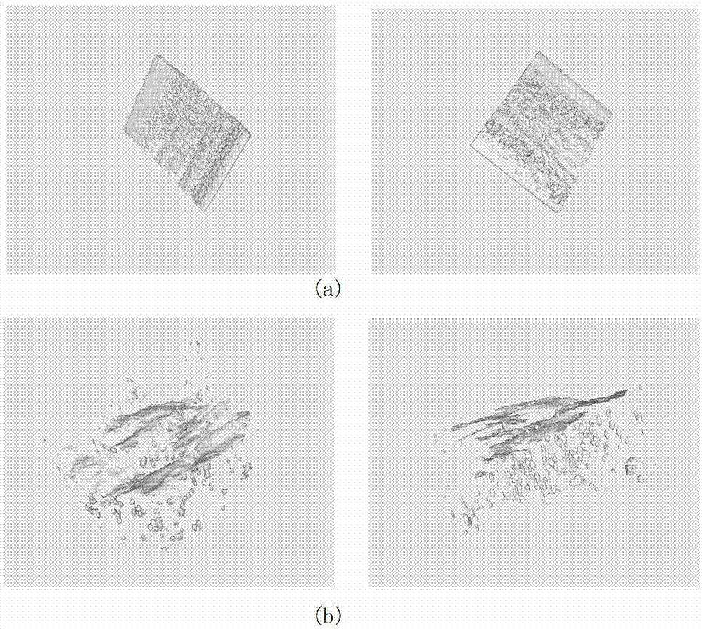 Core fracture identification method based on three-dimensional image information processing