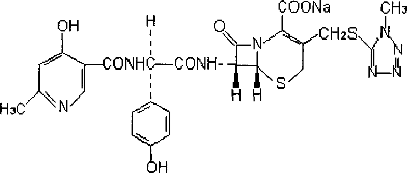 Method for synthesizing compound of cefpiramide sodium