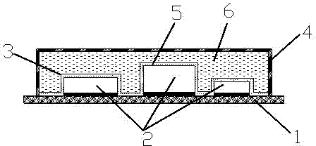 Packaging structure for integrated circuit chip