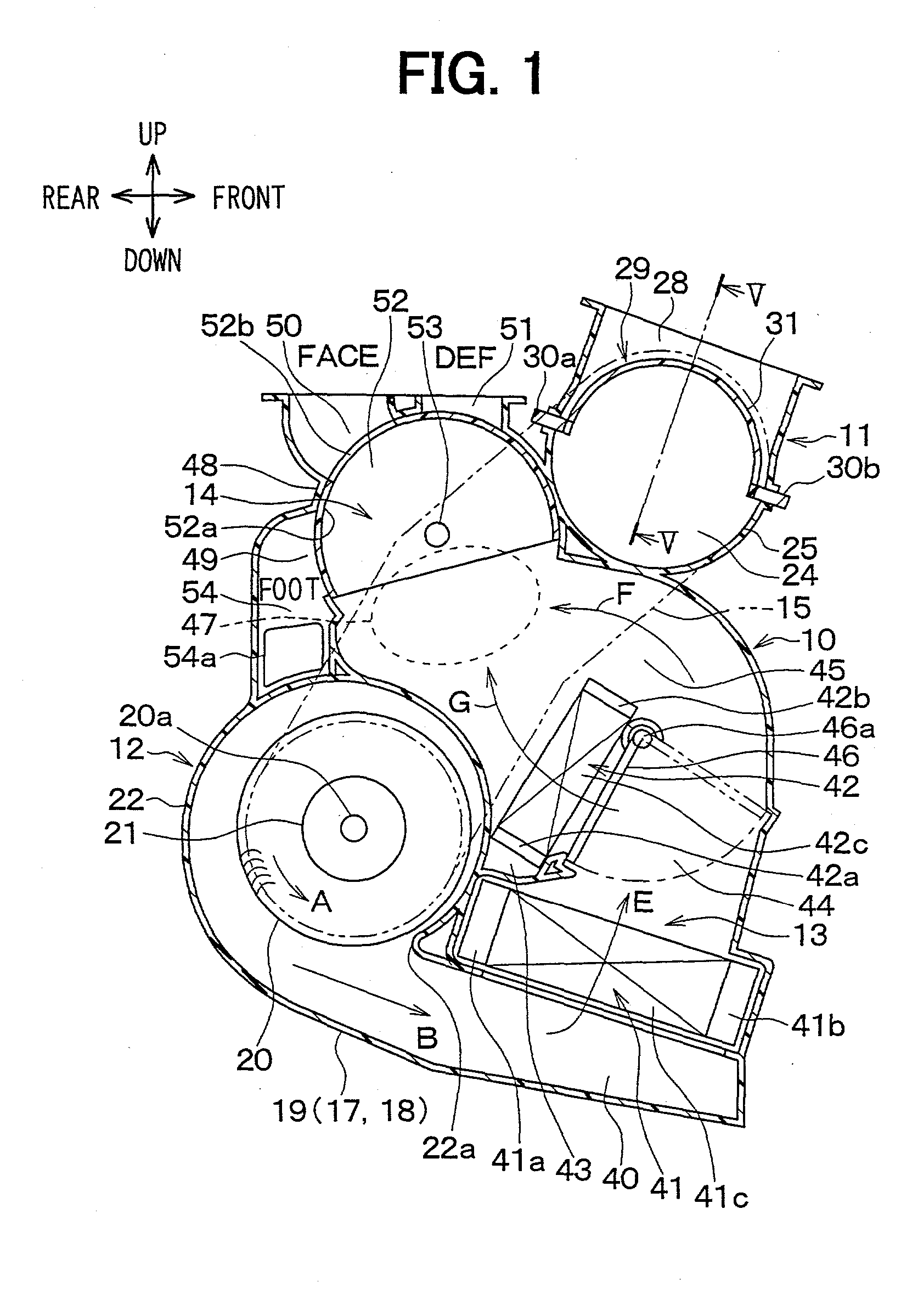 Air conditioner for vehicles with right steering wheel and left steering wheel