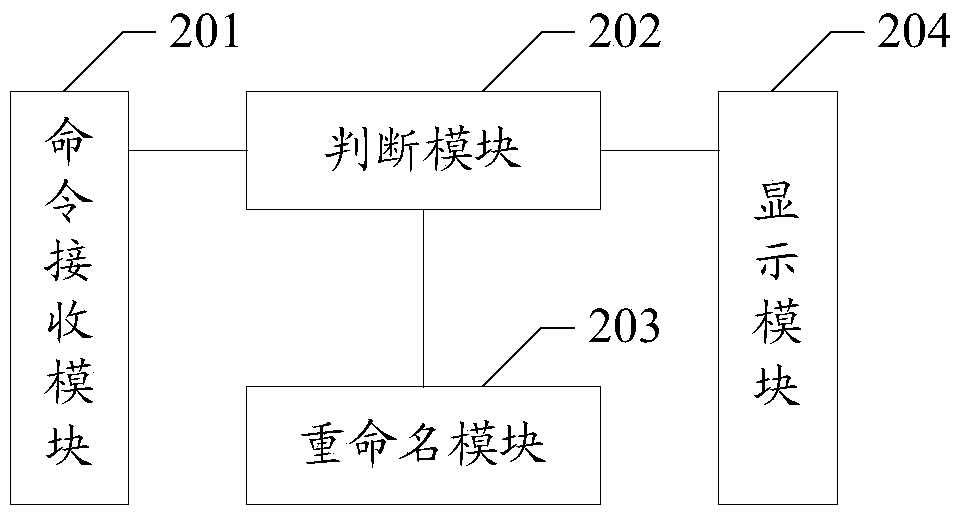 Method and device for displaying mobile terminal desktop application name and a mobile terminal