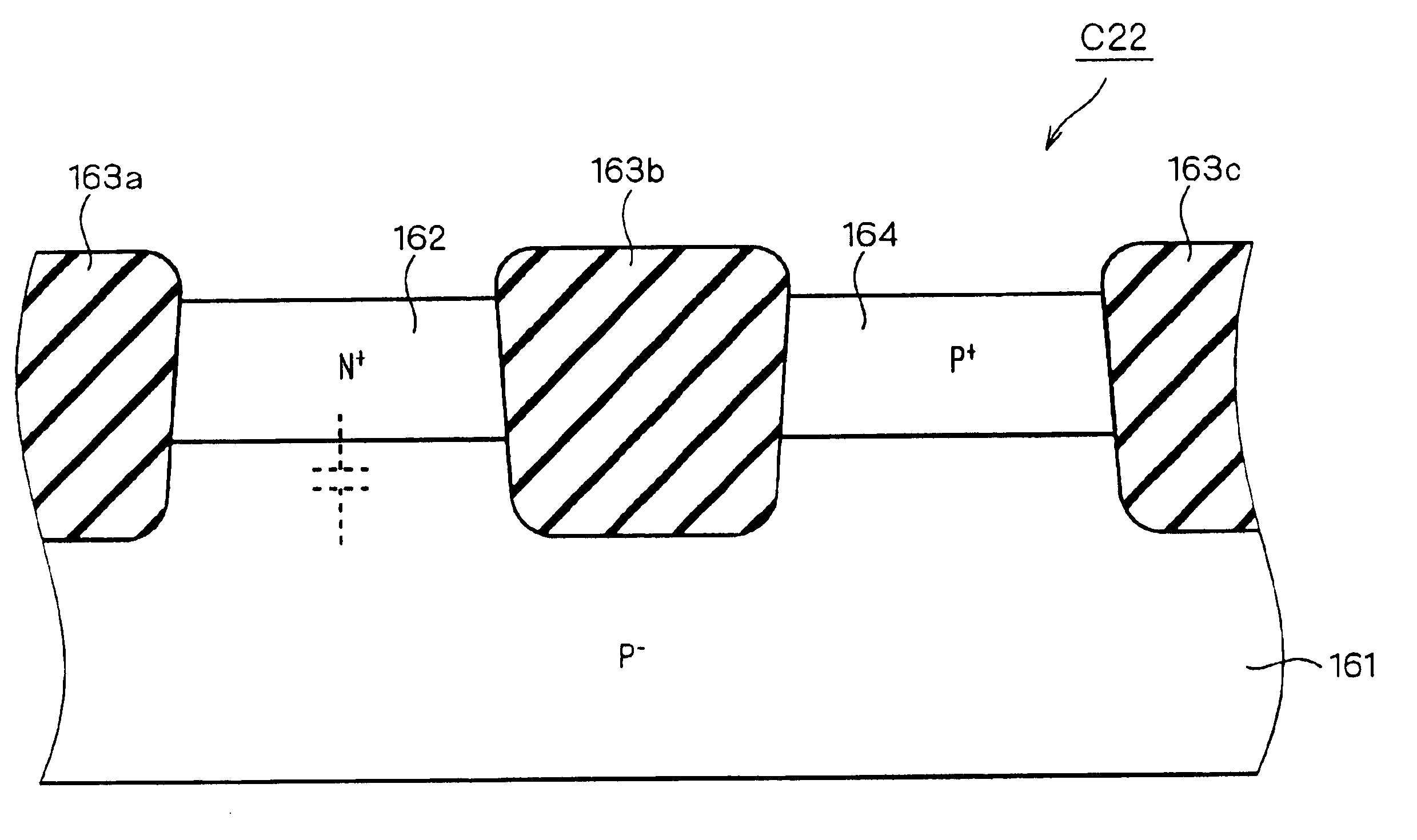 Semiconductor device including a capacitance