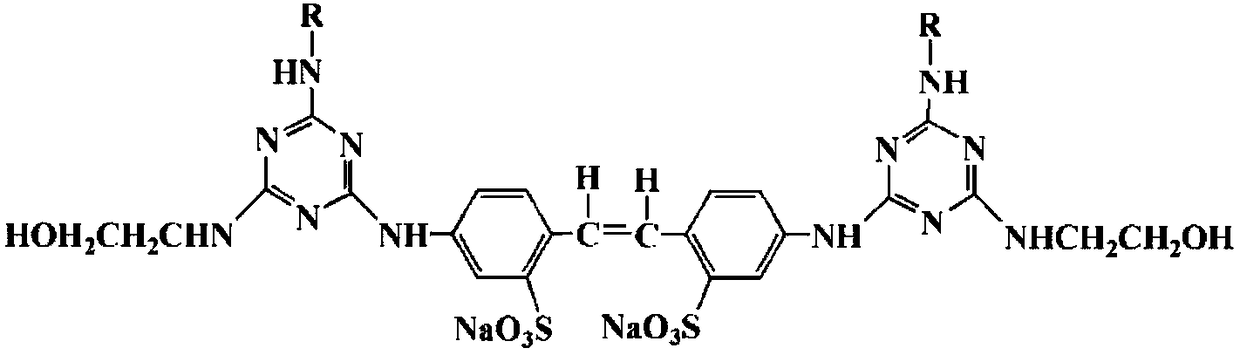 A kind of environment-friendly fluorescent water-based polyurethane and preparation method thereof