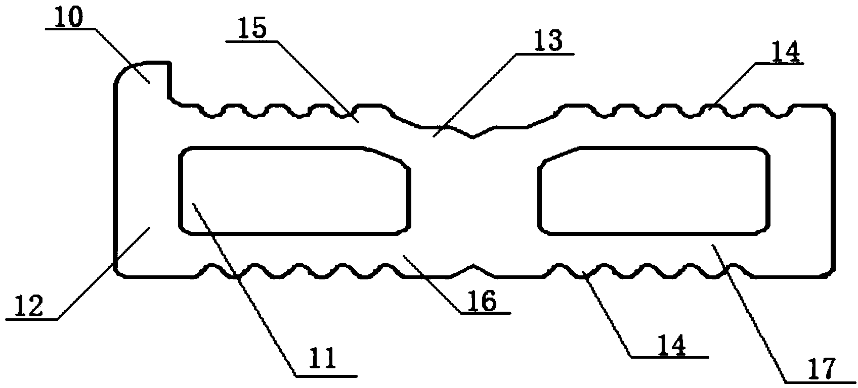 Auxiliary frame and mounting method for outer frame