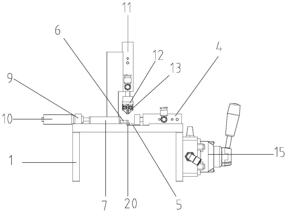 Sealing strip grooving device