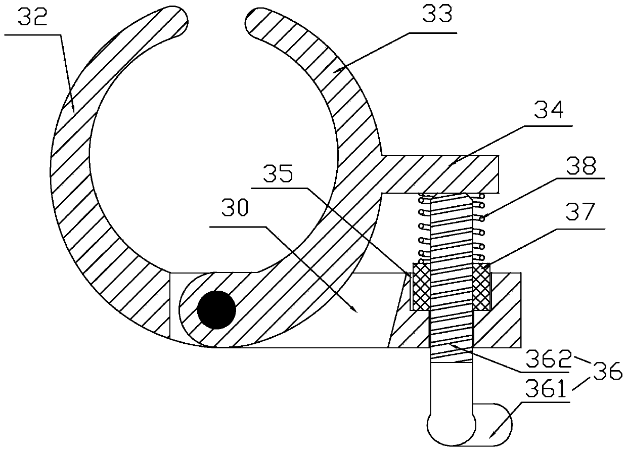 Lossless composite connecting device for positive pressure hair dryer or negative pressure hair dryer for mine