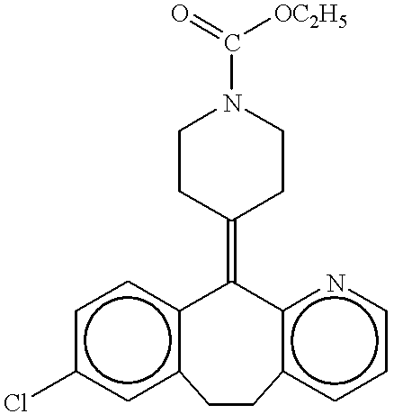 Ethyl 4-(8-chloro-5,6-dihydro-11 H-benzo[5,6]cyclohepta[1,2-b]pyridin-11-ylidene)-1-piperidene carboxylate polymorph