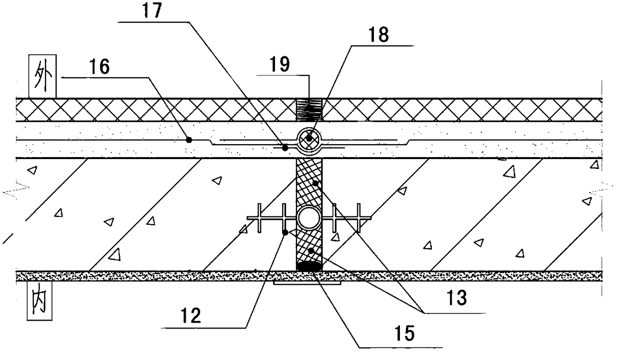 Composite waterproof structure and construction method of anti-seismic joints on side wall of basement