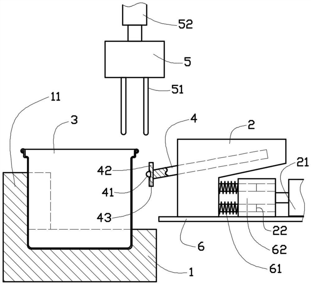 Full-automatic pot handle assembling device