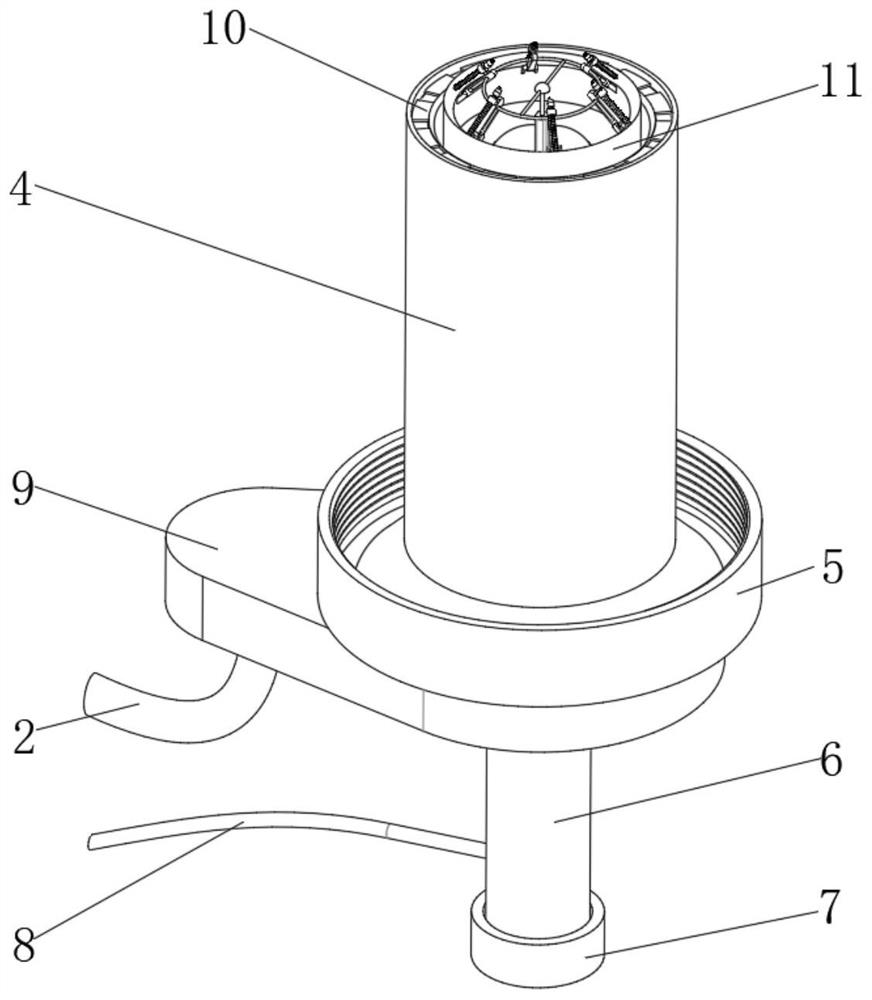 A portable gynecological cervical care instrument