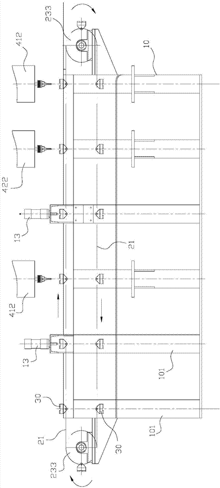 Full-automatic drilling production line and production process thereof
