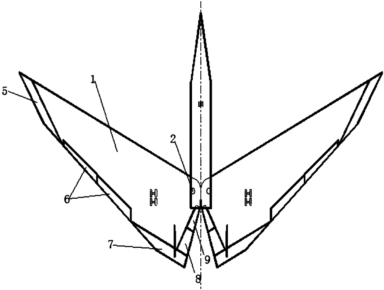 Morphing supersonic aircraft