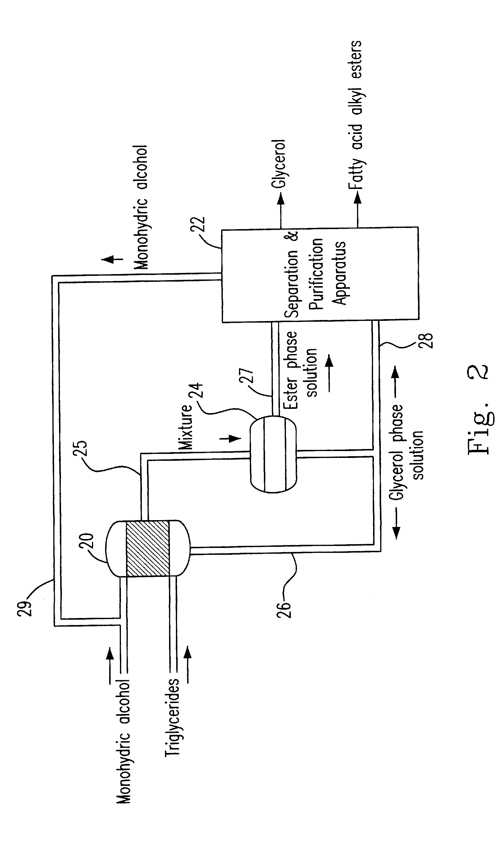 Trans-Esterification Reaction System And Method Thereof