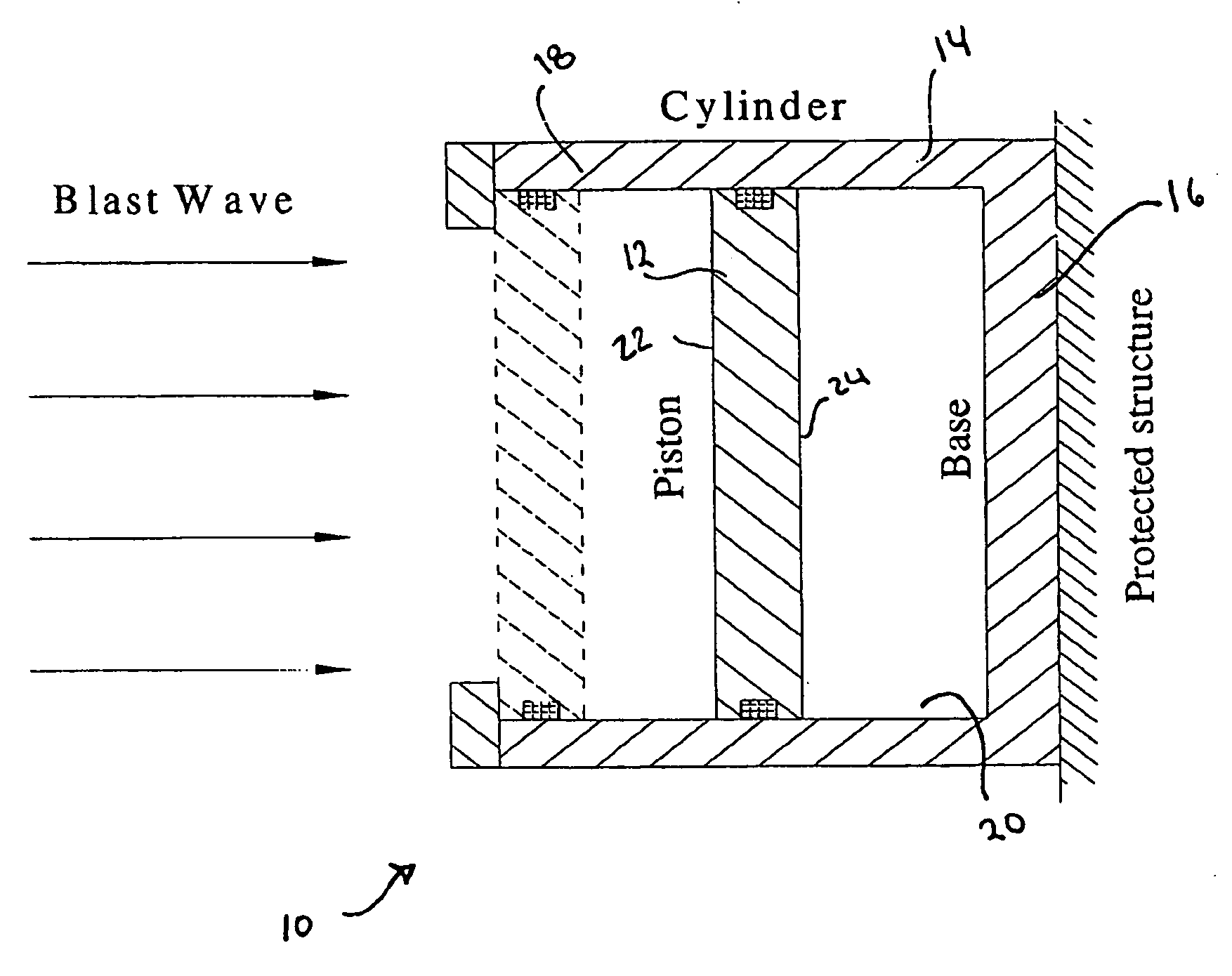 Method and apparatus for shock wave mitigation