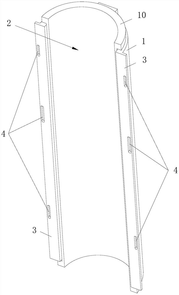 Anti-lodging system for maize in plot breeding test field