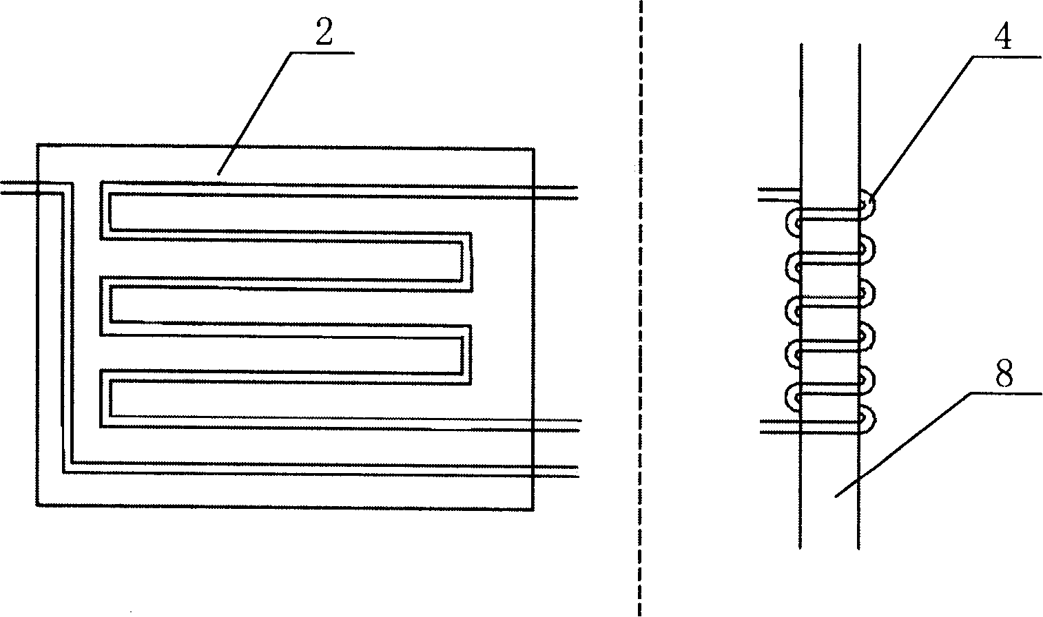 Combined marsh gas fermentation pool