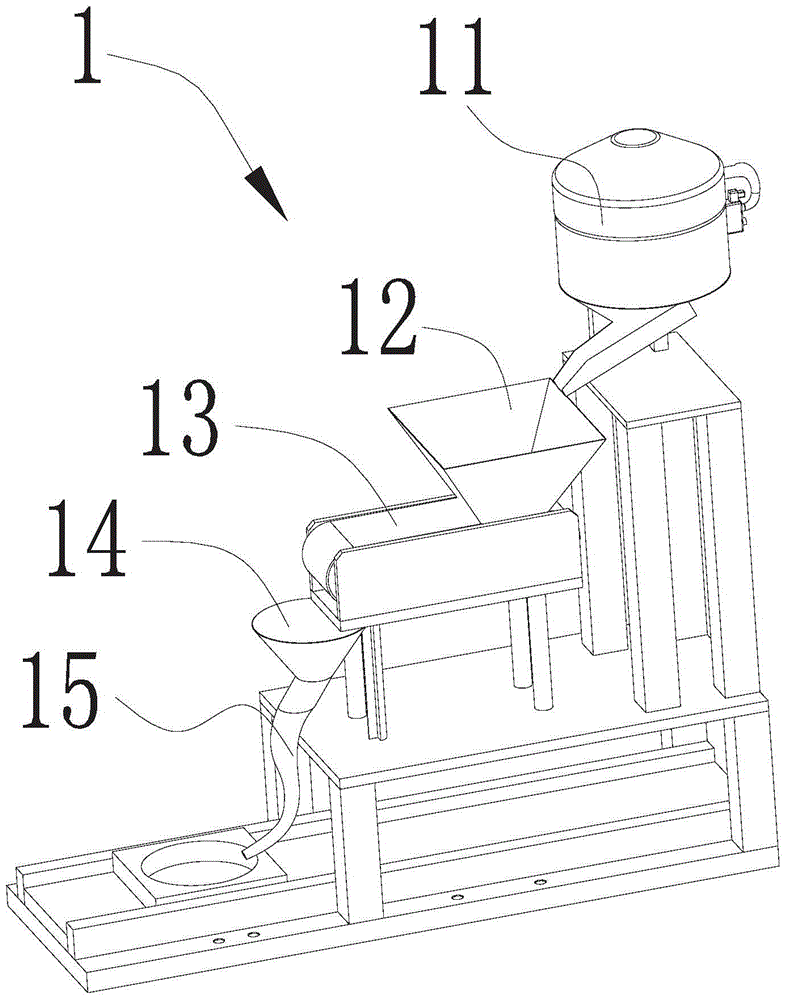 Grinding wheel preparation and spreading device capable of absorbing sand