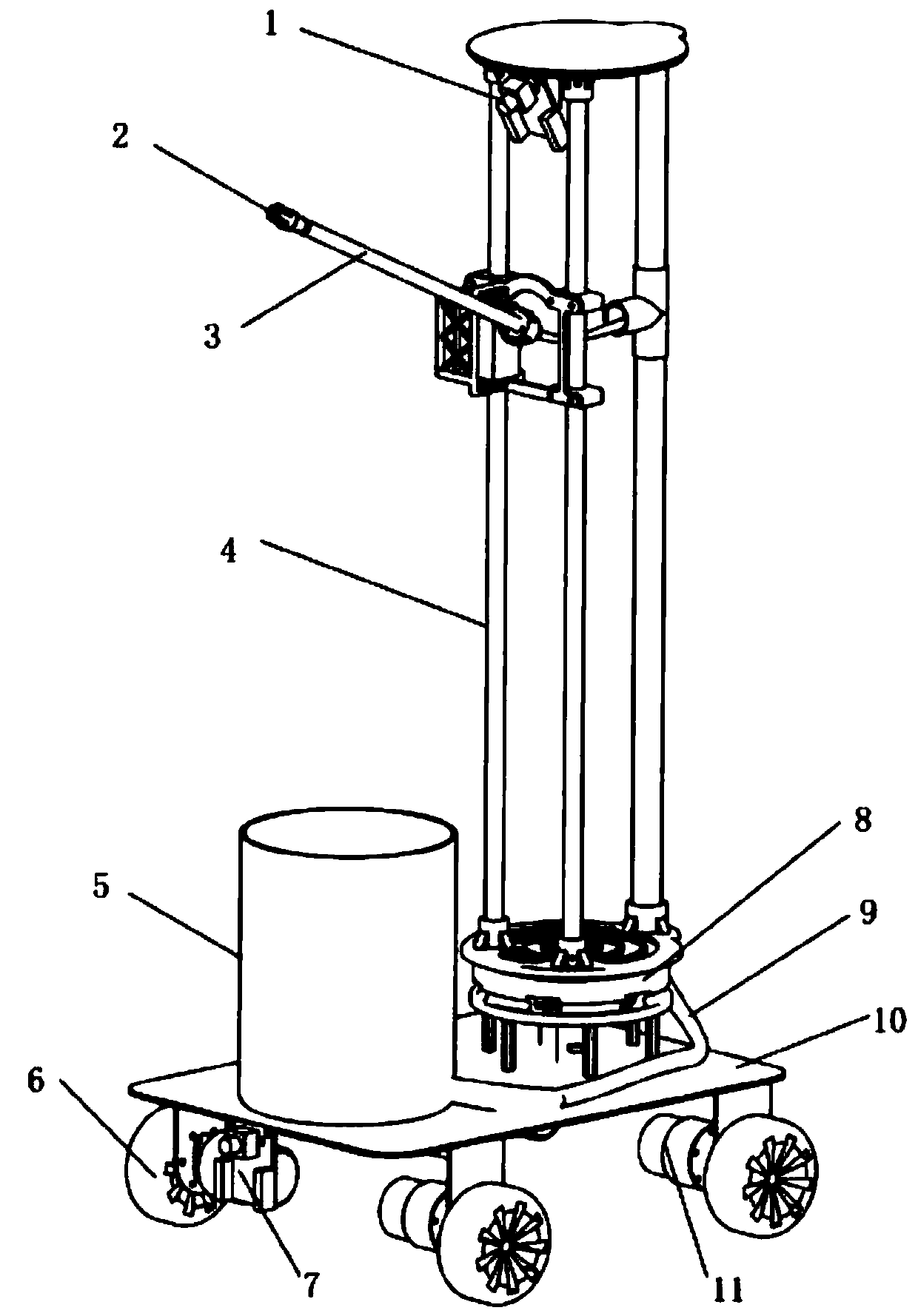 Pepper spraying robot and control method thereof