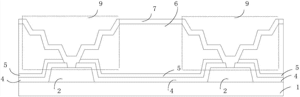 Broken wire repair method for array substrate