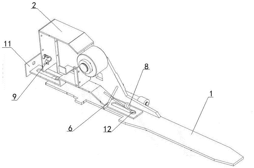 One-way anti-slip device for railway vehicle