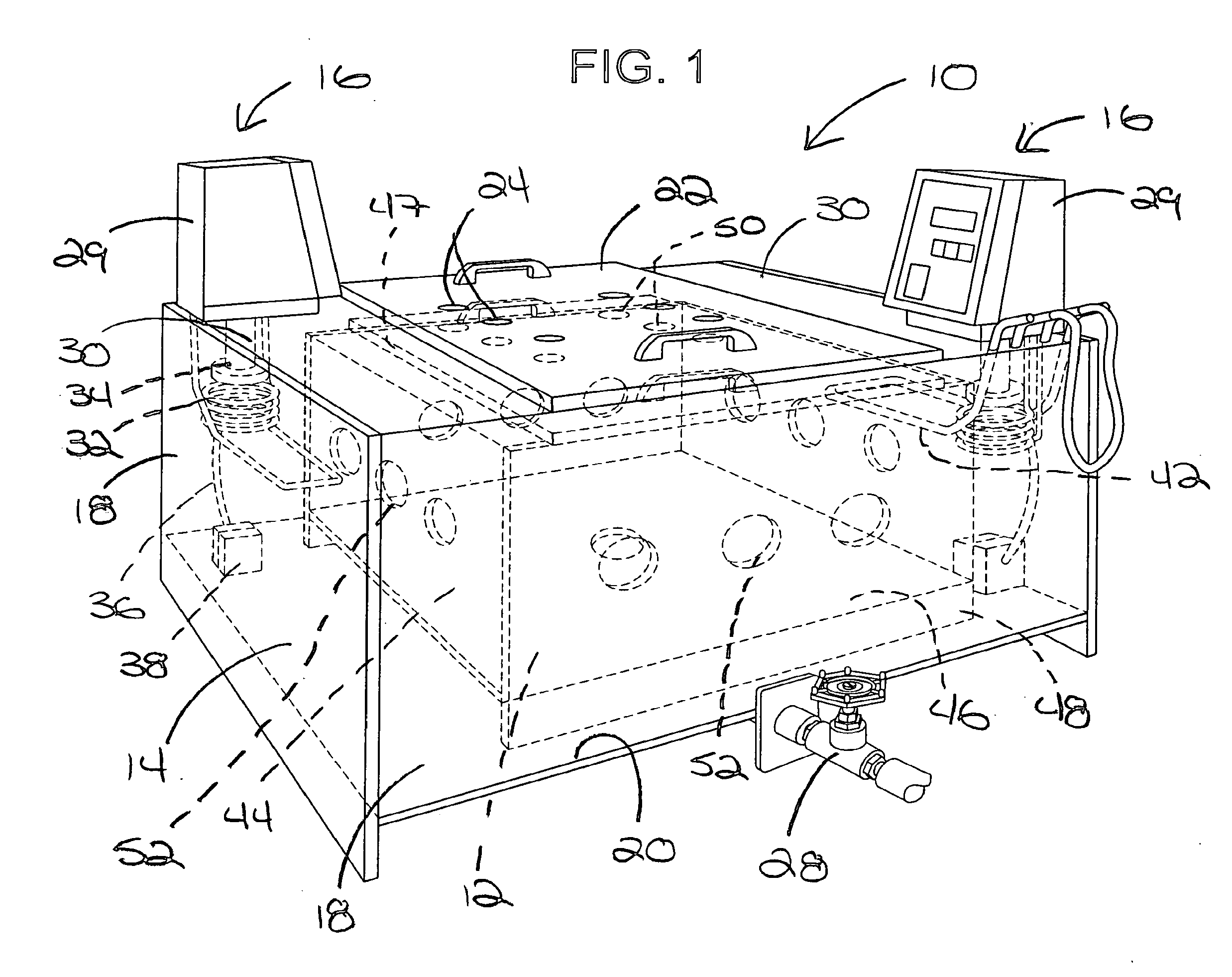 Apparatus for producing a biomimetic coating on a medical implant