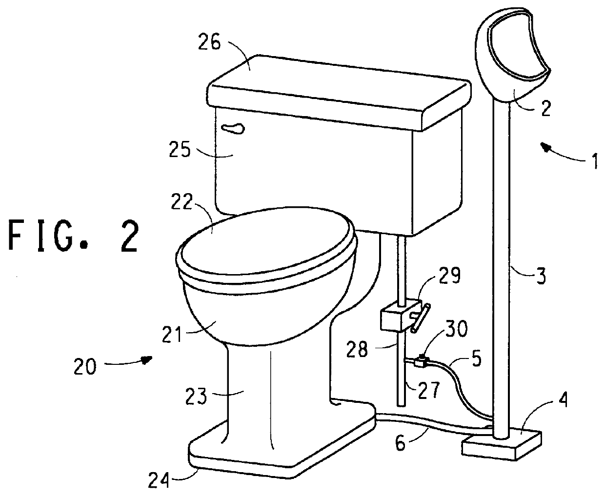 Adjustable urinal