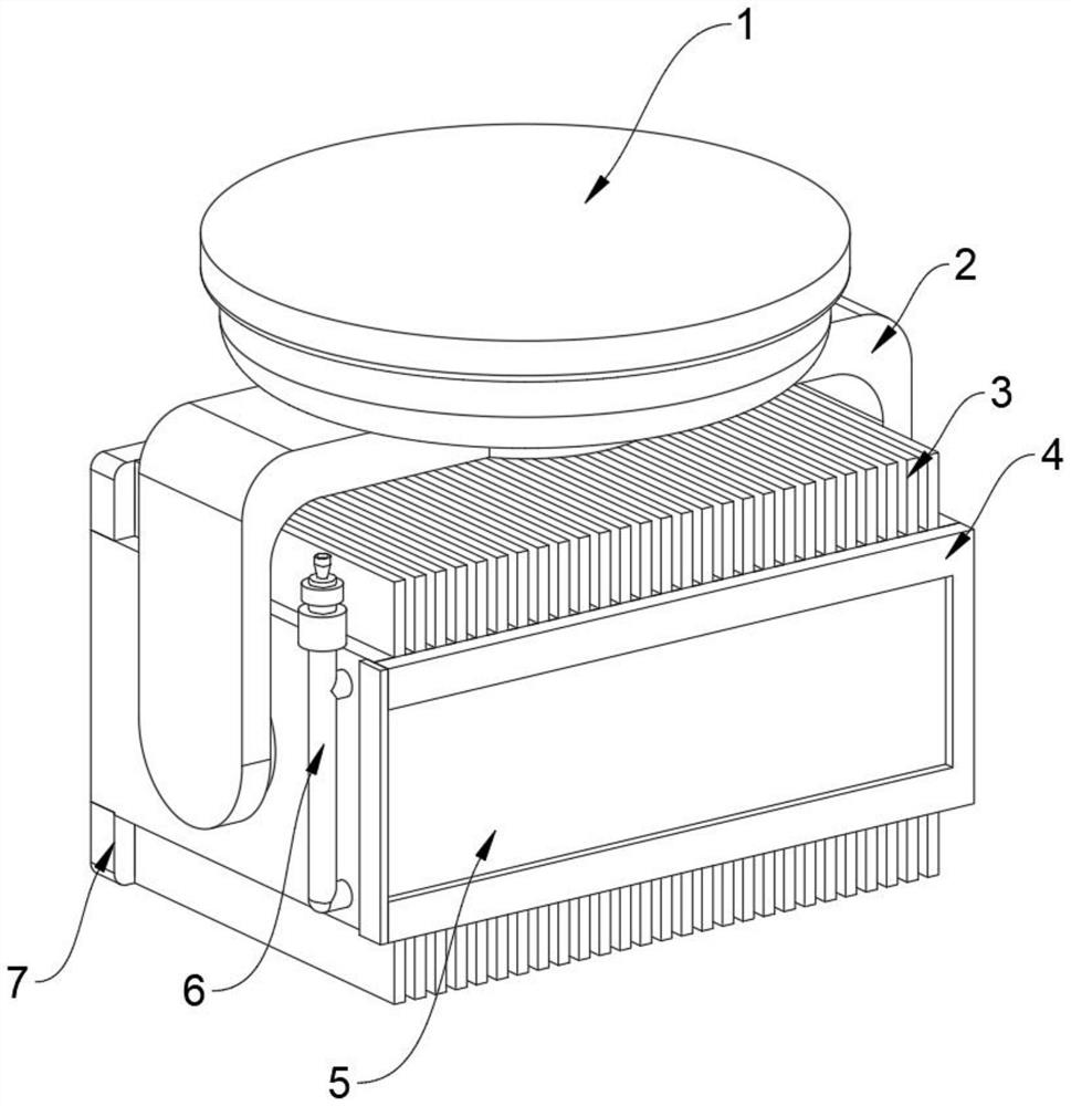 LCD projection device for reducing external dust erosion based on music teaching