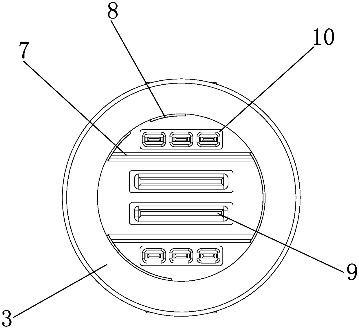 Novel lithium-battery charging connector