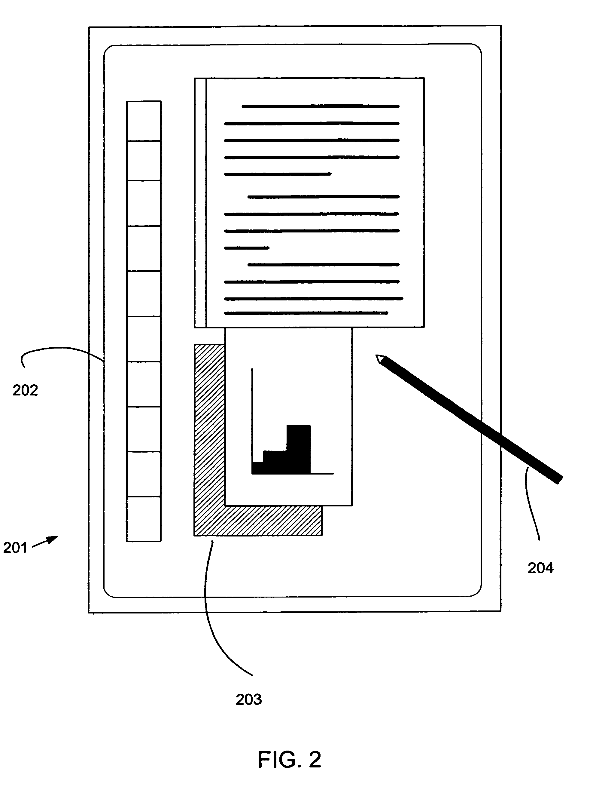 Two-button mouse input using a stylus