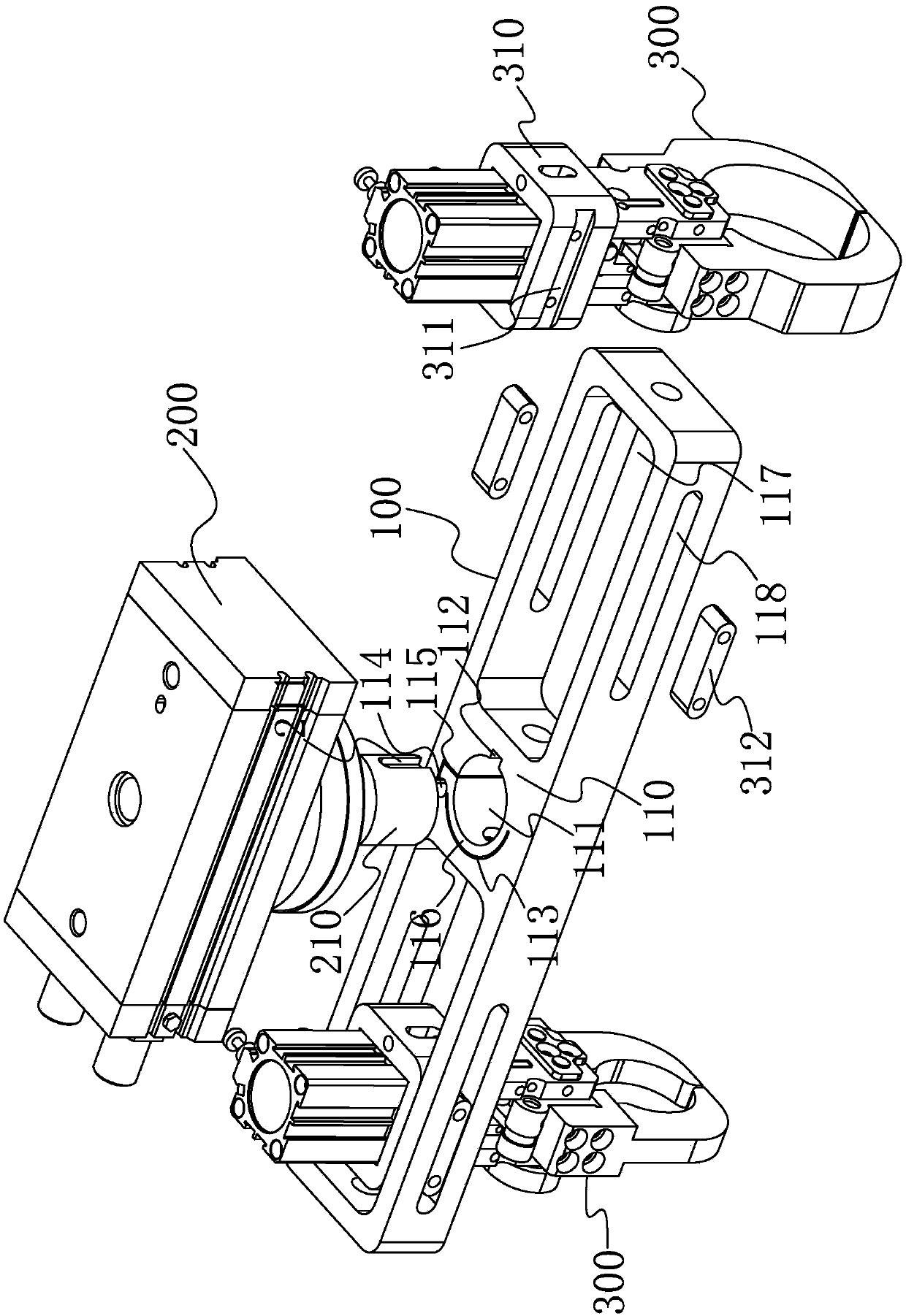 Rotatable mechanical gripper device