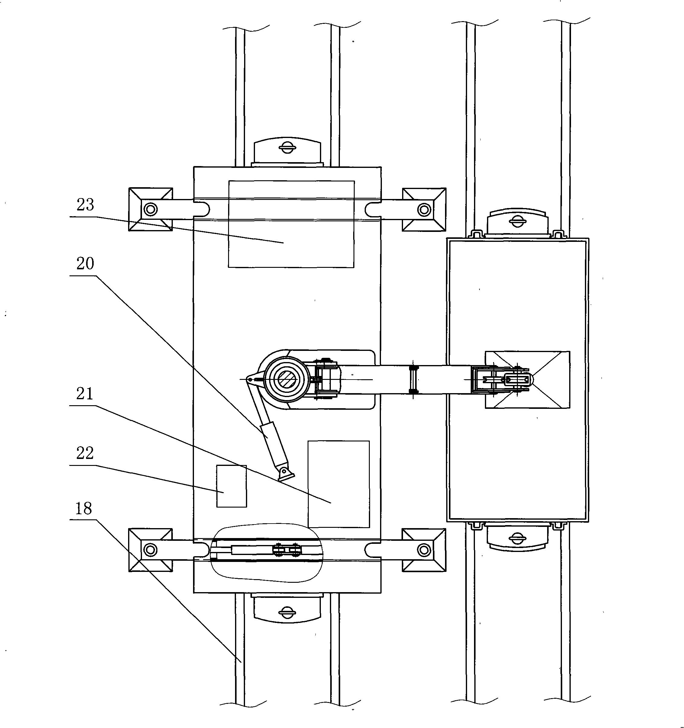 Underground special hydraulic loader