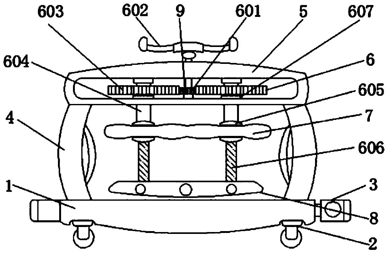 Wide-mouth flowerpot carrying device and carrying method