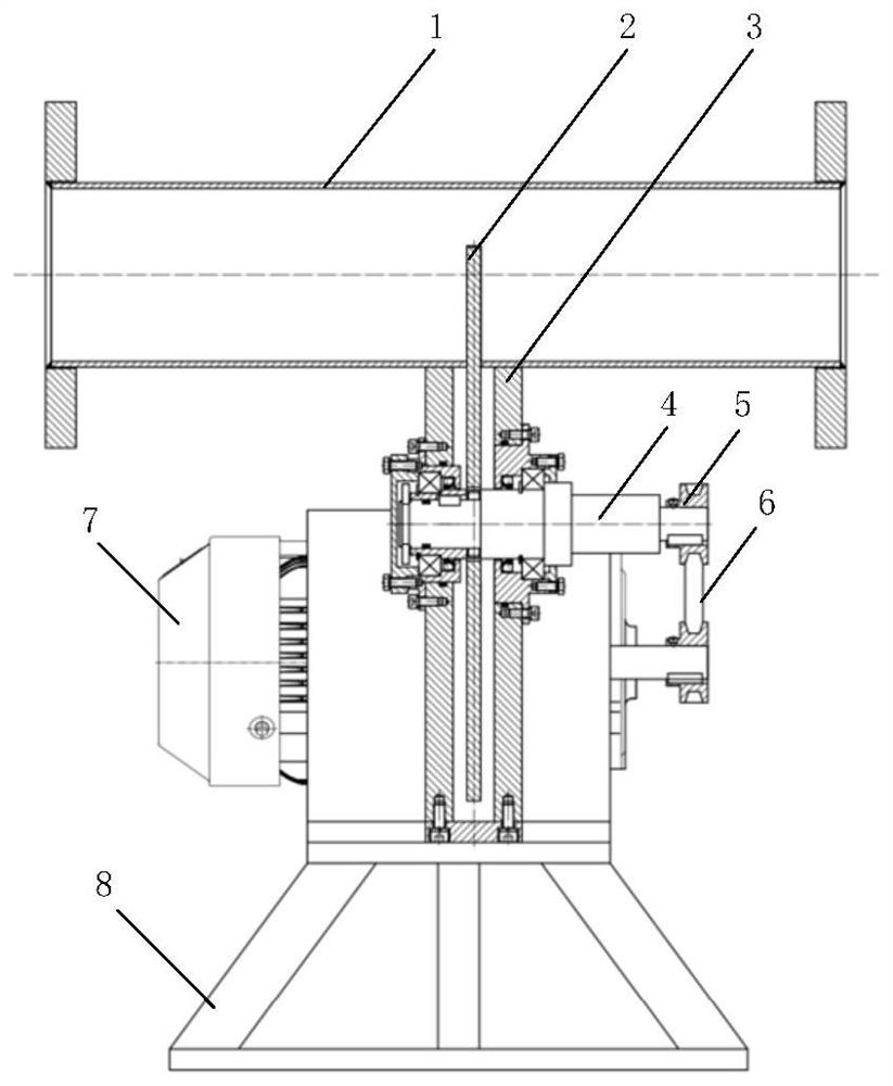 Rotary flow pulsation generating device