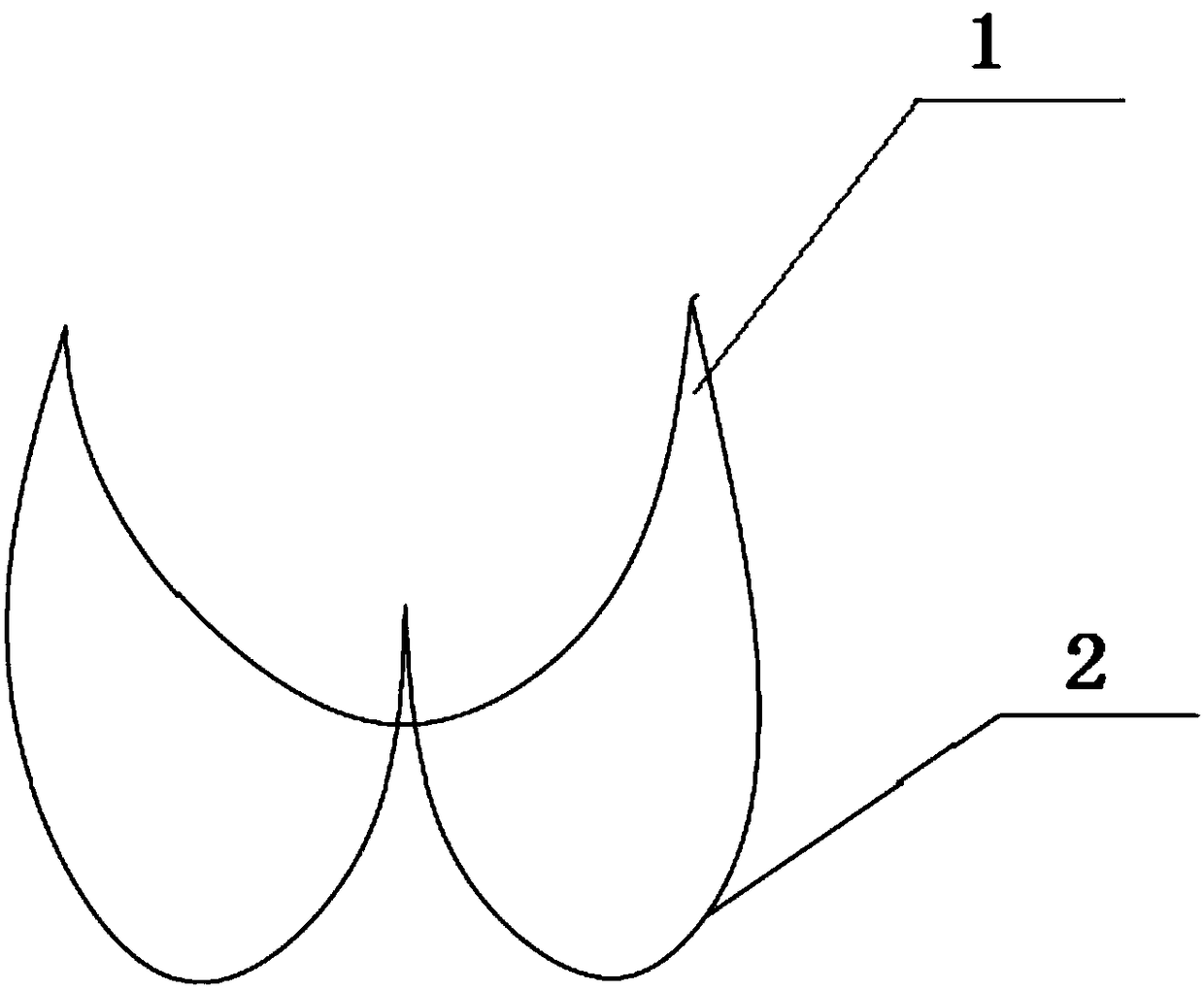 Aortic valve upper forming fixing device