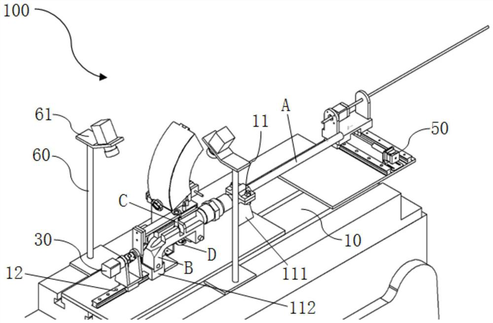 Automatic bolt column pushing and pulling device