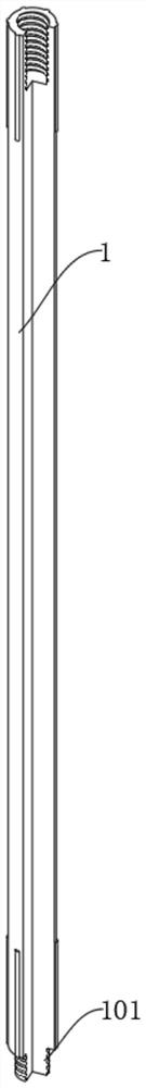 Combined tool for live-line installation of bird repeller on power distribution overhead line