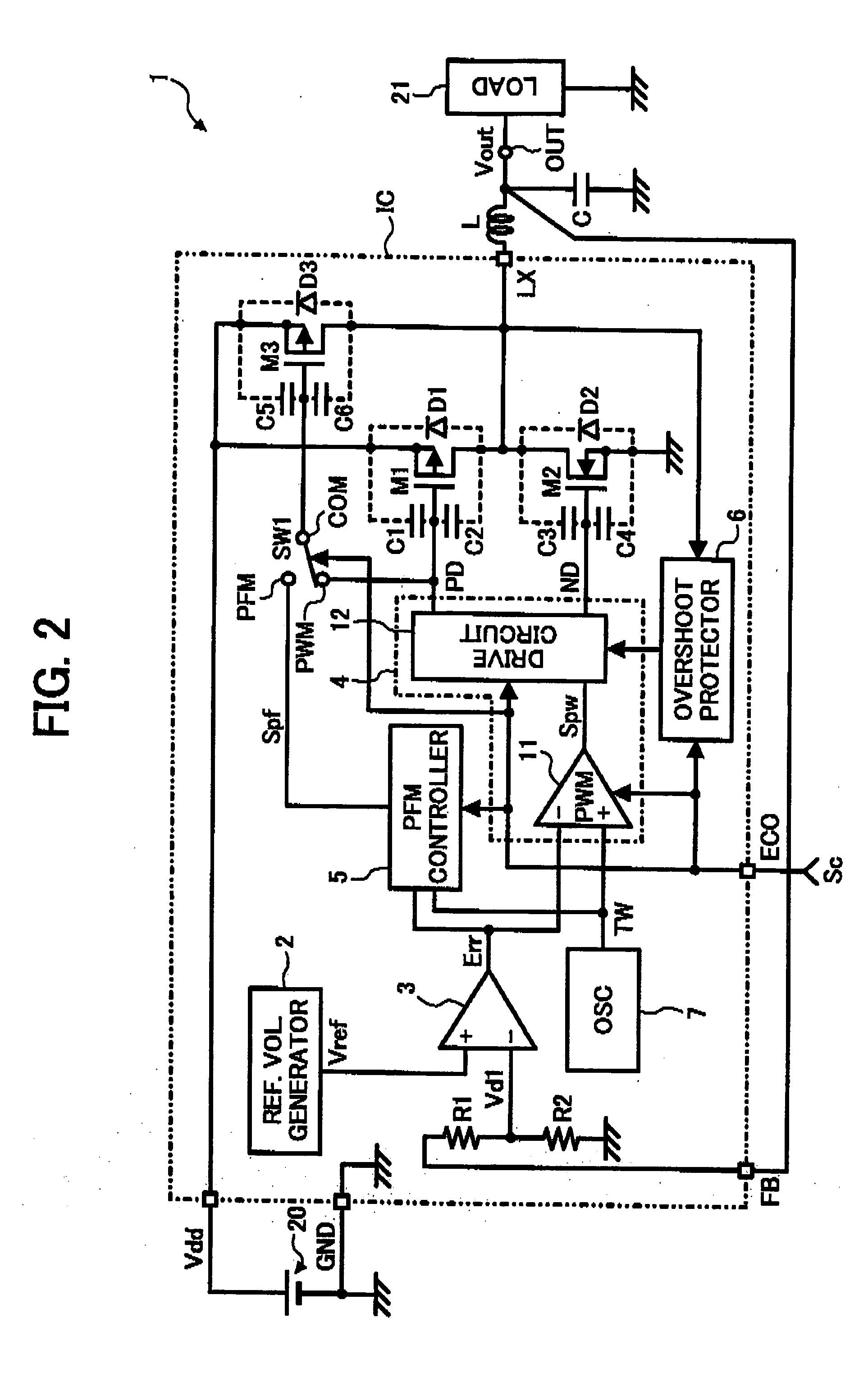 Method and apparatus for power supply controlling capable of effectively controlling switching operations