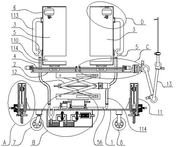 Transformer fire extinguishing device with opening operation