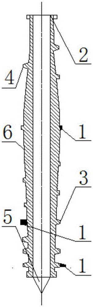 Improved structure of two-way spiral extrusion and expansion drilling tool and construction method of rough-surface extrusion and expansion pile