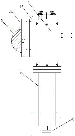 Tread winding machine rolling mechanism